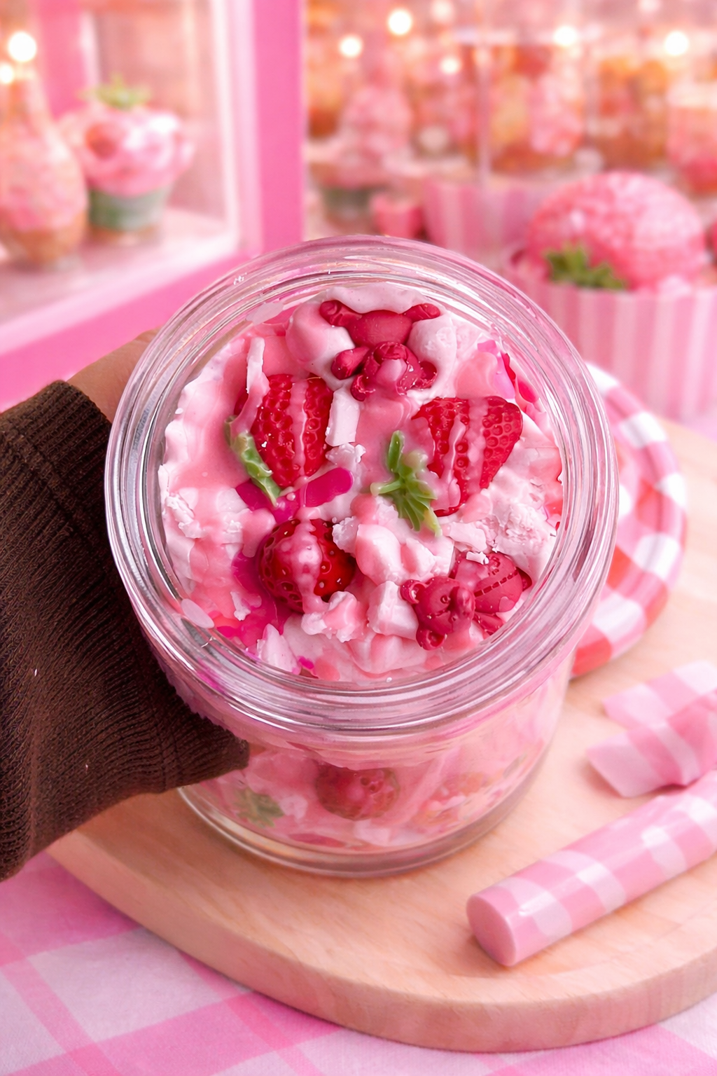 WaxCream de cheesecake con fresas🍓