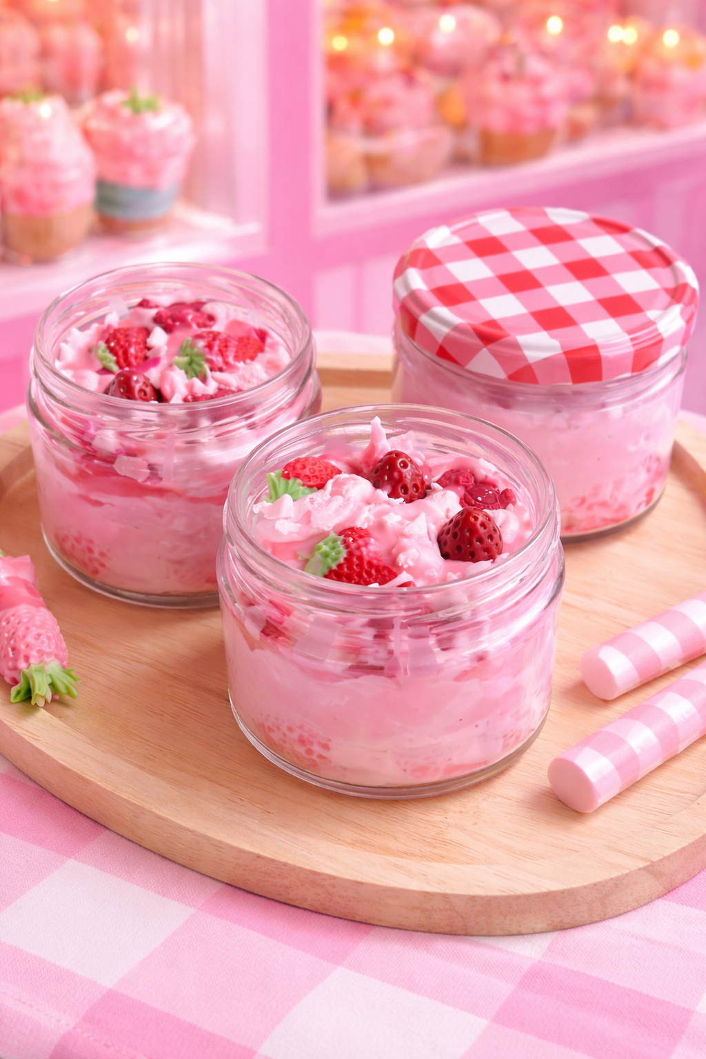 WaxCream de cheesecake con fresas🍓