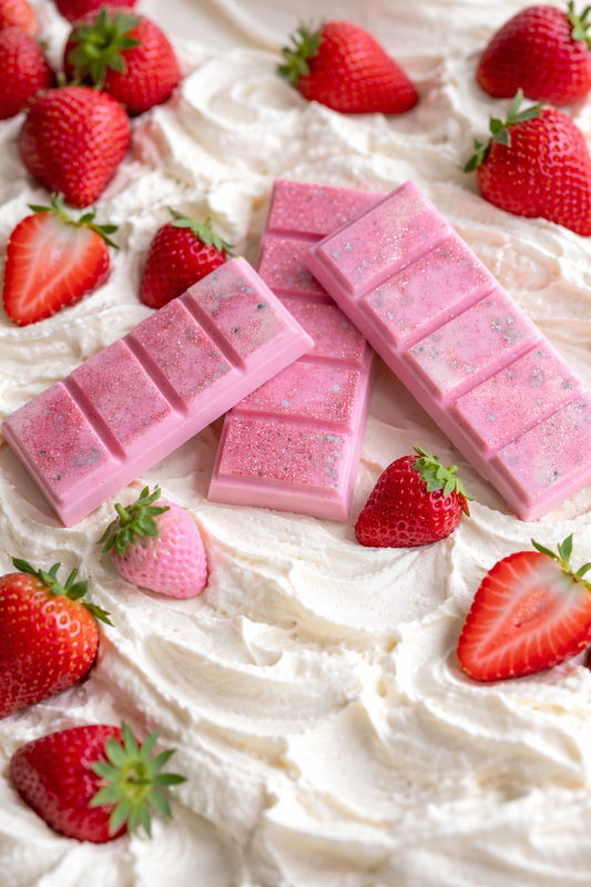 Snap Bars "Explosión de fresas con nata" 🍓☁️