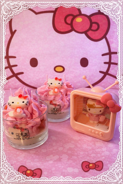 💖 Vela artesanal "Sweet Hello Kitty" 💖
